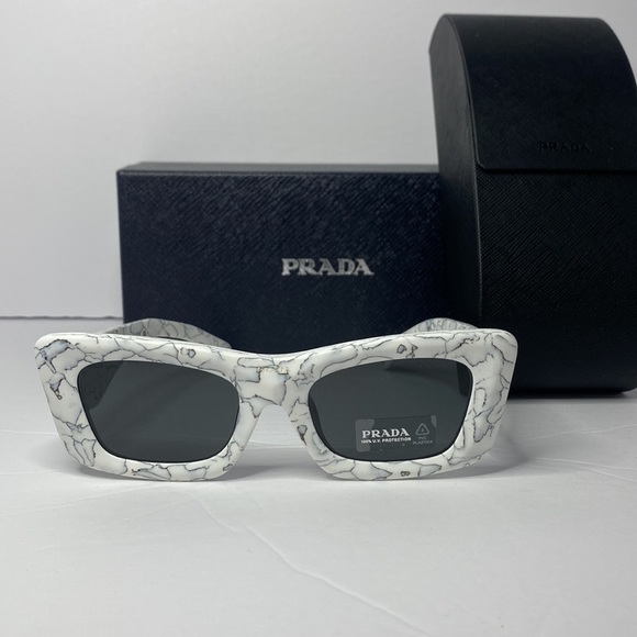 💯 - New - Prada Eyewear Symbole rectangular-frame sunglasses - Picture 3 of 17